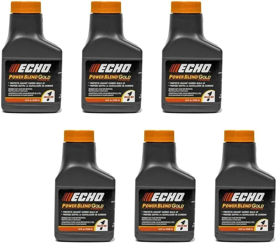 Echo 6450001 Power Blend 1 Gallon Oil Mix (50:1) 6 Pack