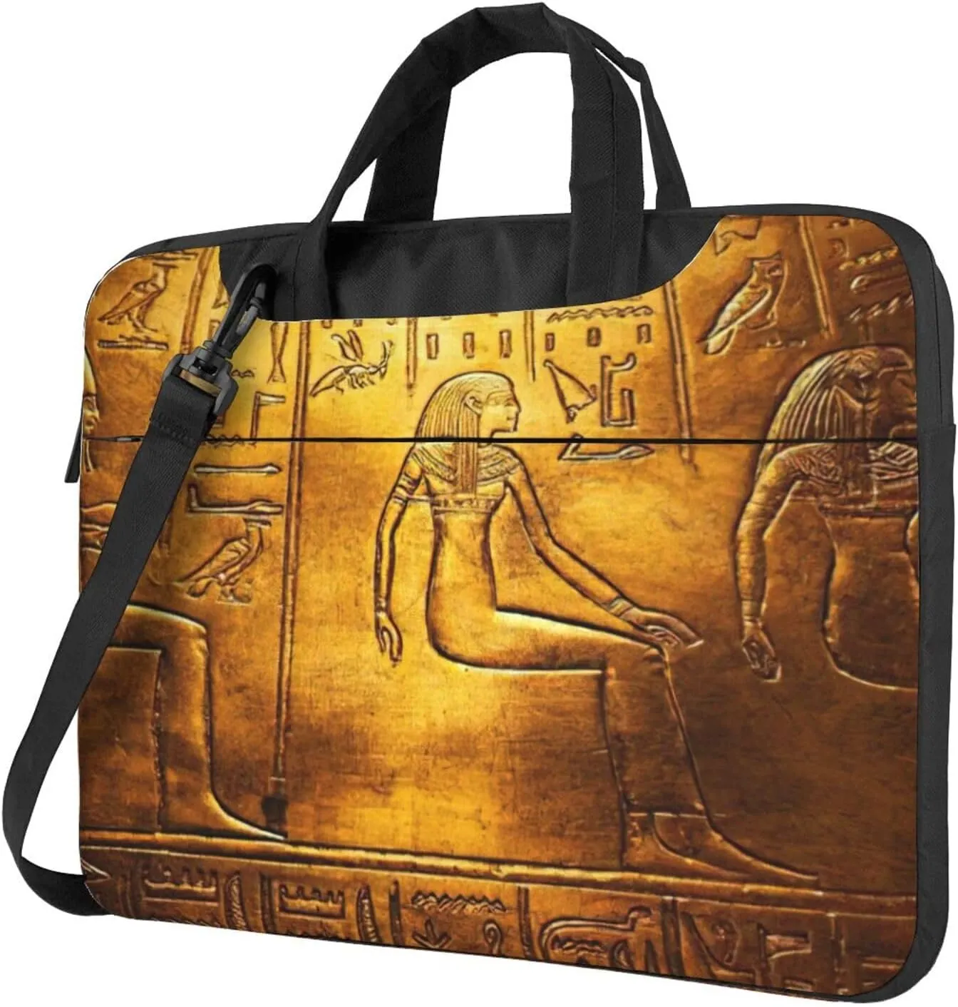 Egypt Hieroglyphics Print Versatile Laptop Bag Men's Laptop Case & Womenâ€™s Computer Bag with Shoulder Strap