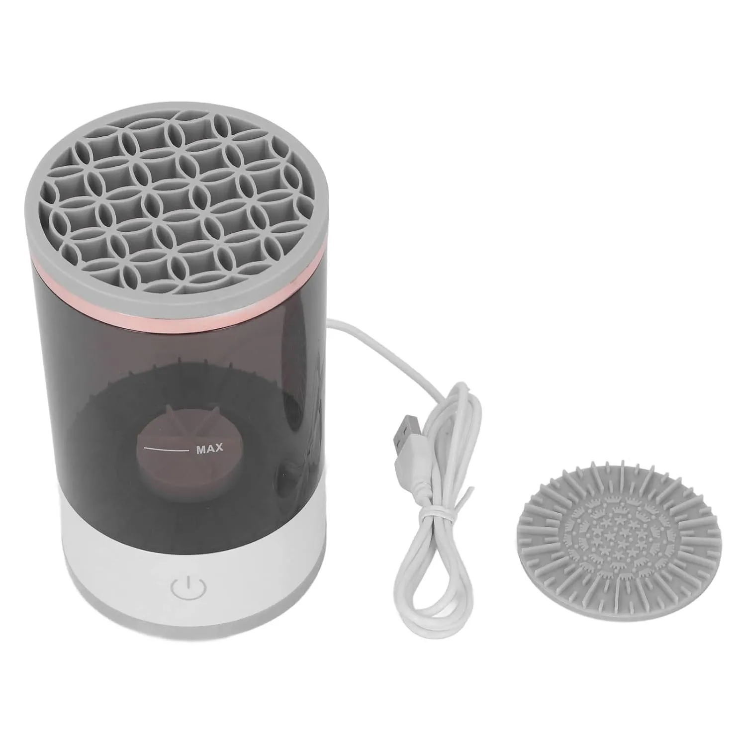 Electric Makeup Brush Cleaner Machine, Portable Automatic USB Cosmetic Brush Cleaner Tools for All Size Beauty Makeup Brushes Set