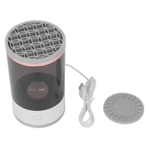 Electric Makeup Brush Cleaner Machine, Portable Automatic USB Cosmetic Brush Cleaner Tools for All Size Beauty Makeup Brushes Set