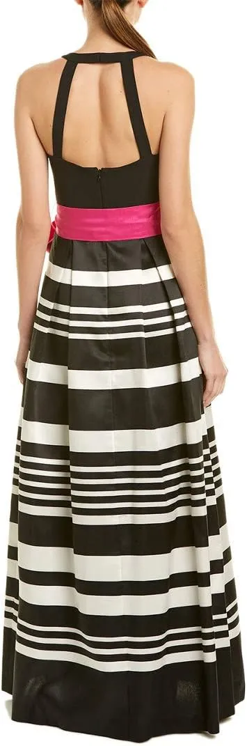 Eliza J Women's Ballgown with Stripe Skirt
