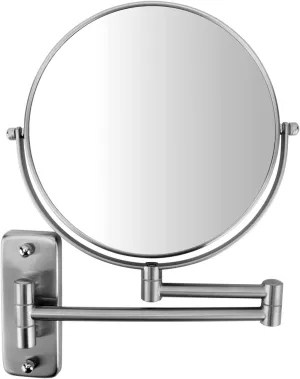 ELTOX Small Mirror Travel Mirror Make up Mirror, 8 Inch 5X7X10X Magnification Makeup Mirror Adjustable Wall Mounted 360 Rotating Professional Cosmetic Magnifier (Size : 7X)