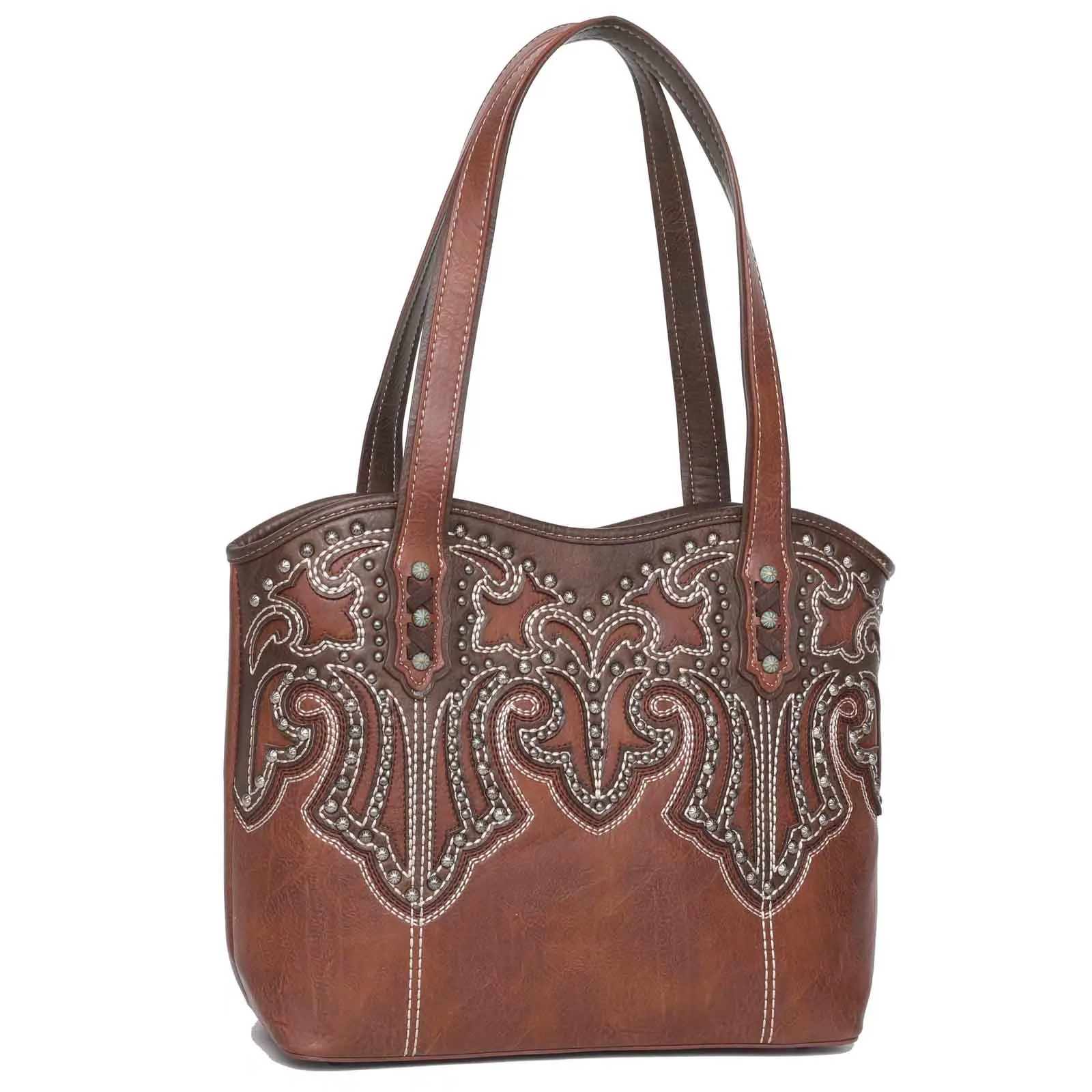 Embroidered Shoulder Bag