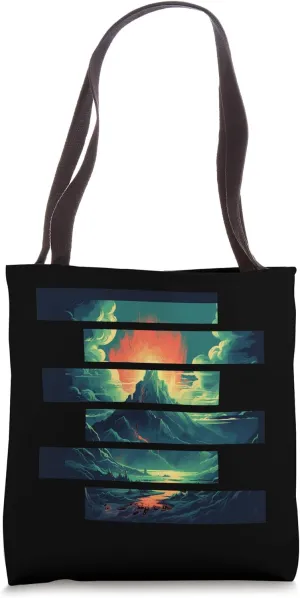 Eruption's Fury: The Awakening Volcano Tote Bag