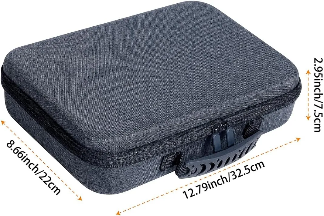 Essential Oils Carrying Case Holds 60 Grids for 1-3ML Roller Bottles 5ml, 10ml, 15ml Bottles Storage Organizer Bag Hard Shell EVA, Essential Oil Bag with Detachable Sponge Pad Black