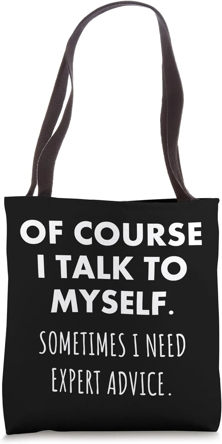 Expert discussion with myself Tote Bag