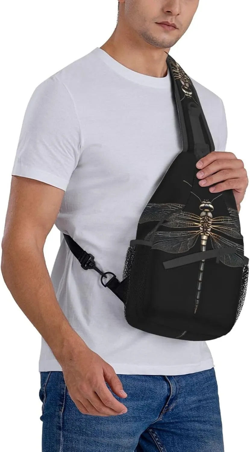 Explosion Firework 3d Unisex Crossbody Backpack Travel Hiking Casual Chest Bags Lightweight Fashion