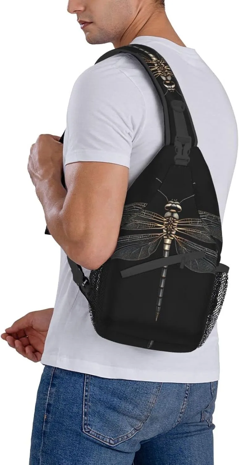 Explosion Firework 3d Unisex Crossbody Backpack Travel Hiking Casual Chest Bags Lightweight Fashion