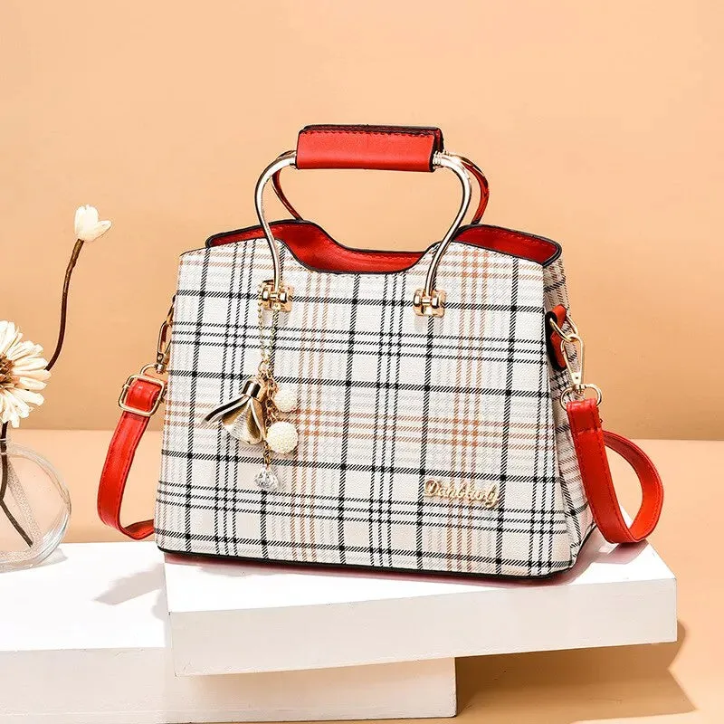 Fashion Handbag Crossbody Bags for Women Faux Leather Bag Adjustable Strap Top Handle Bag Large Capacity Shoulder Bag