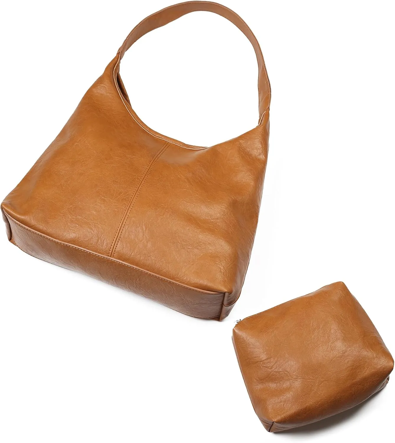 Fashion Women's Tote Bag with Smaller Inner Bag - Pockets, Fixed Length Strap for Hand or Shoulder Carry