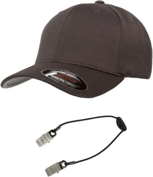 Flexfit 6597 Men's Cool & Dry Performance Sport Hat Bundle with THP Cap Catcher