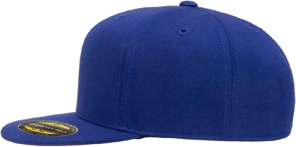 Flexfit Premium 210 Flatbill Fitted Baseball Hat Bundle with THP Cap Catcher