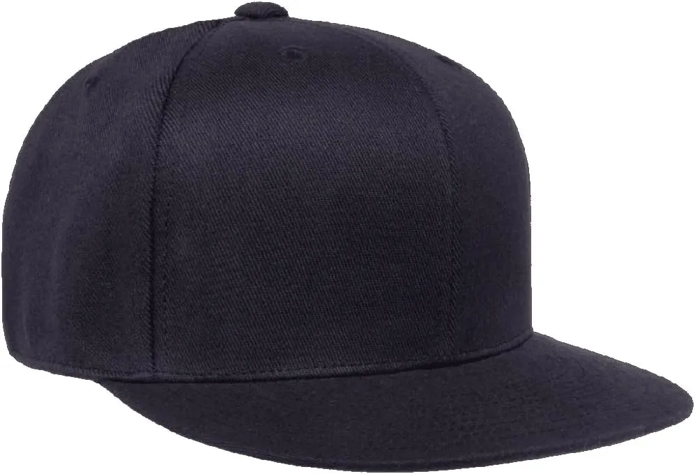 Flexfit Premium 210 Flatbill Fitted Baseball Hat Bundle with THP Cap Catcher