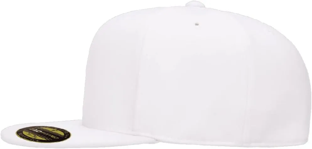 Flexfit Premium 210 Flatbill Fitted Baseball Hat Bundle with THP Cap Catcher