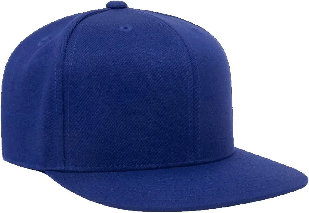 Flexfit Premium 210 Flatbill Fitted Baseball Hat Bundle with THP Cap Catcher