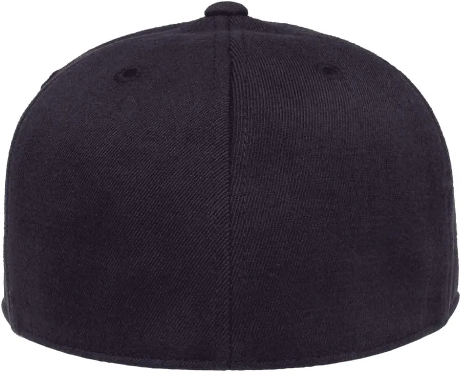 Flexfit Premium 210 Flatbill Fitted Baseball Hat Bundle with THP Cap Catcher