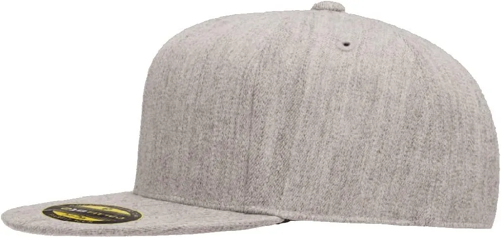 Flexfit Premium 210 Flatbill Fitted Baseball Hat Bundle with THP Cap Catcher