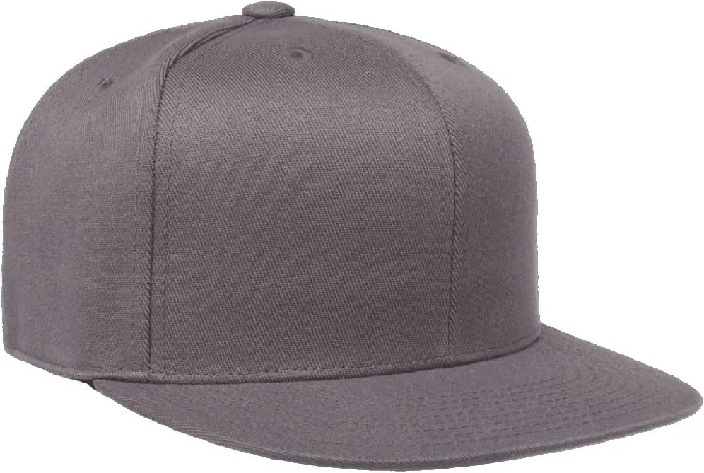Flexfit Premium 210 Flatbill Fitted Baseball Hat Bundle with THP Cap Catcher