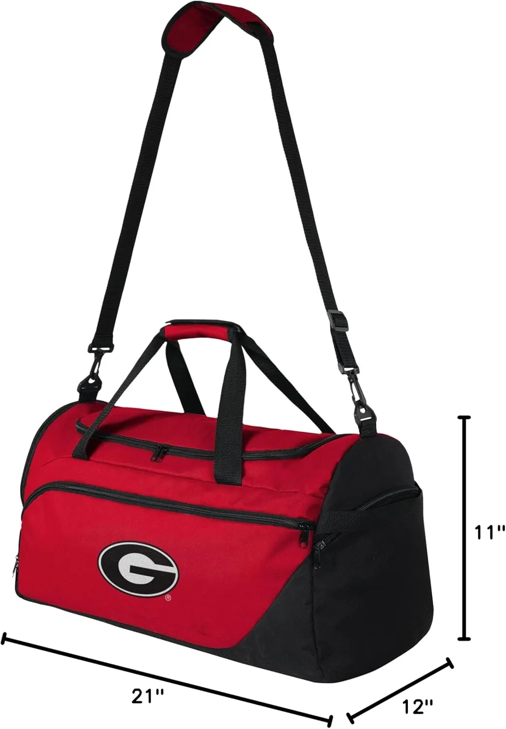 FOCO NCAA Unisex-Adult NCAA Team Logo Solid Big Logo Duffle Bag