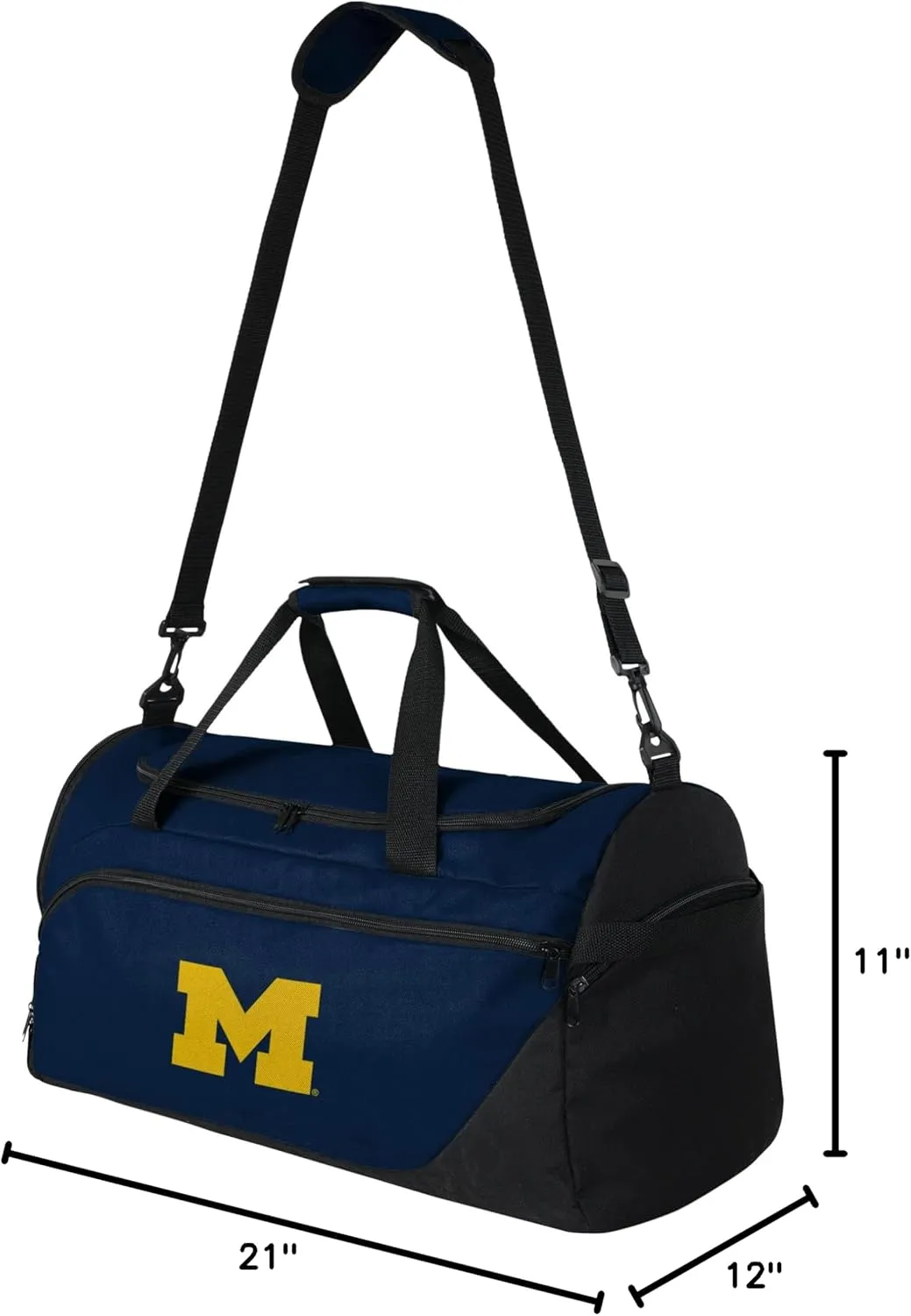 FOCO NCAA Unisex-Adult NCAA Team Logo Solid Big Logo Duffle Bag
