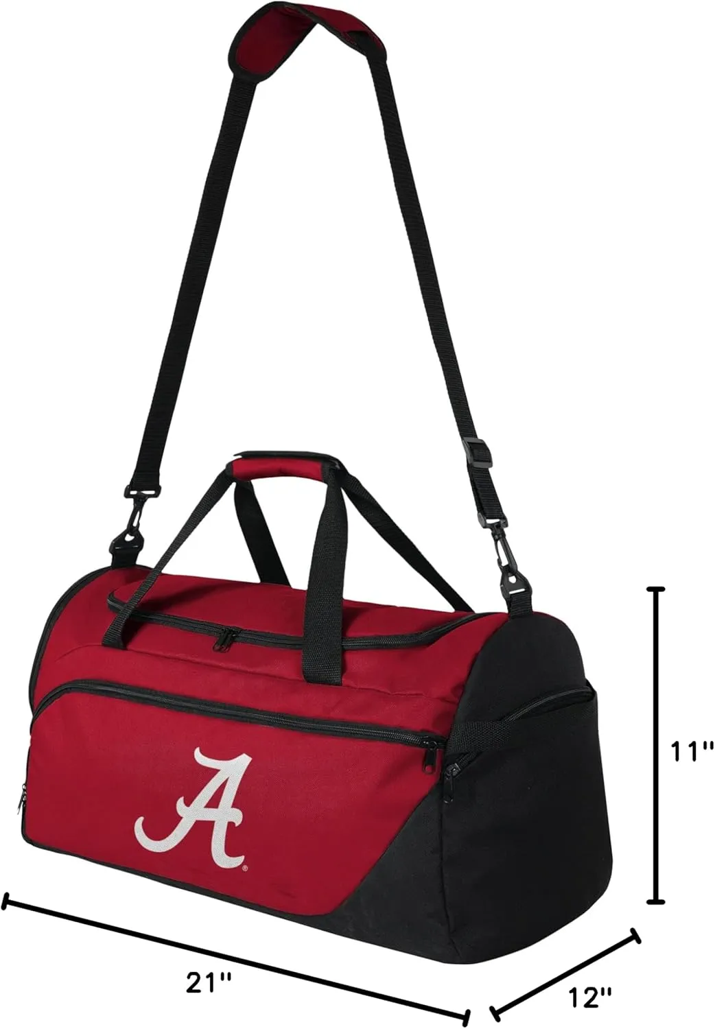 FOCO NCAA Unisex-Adult NCAA Team Logo Solid Big Logo Duffle Bag