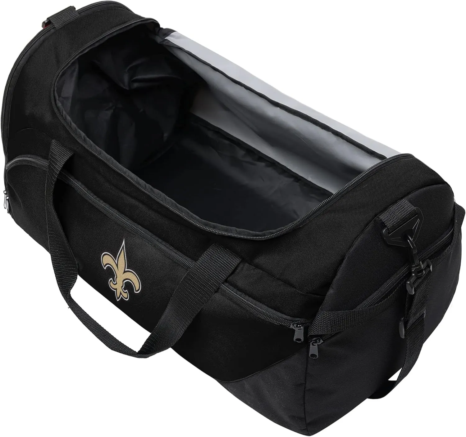 FOCO unisex-adult NFL Solid Big Logo Duffle Bag