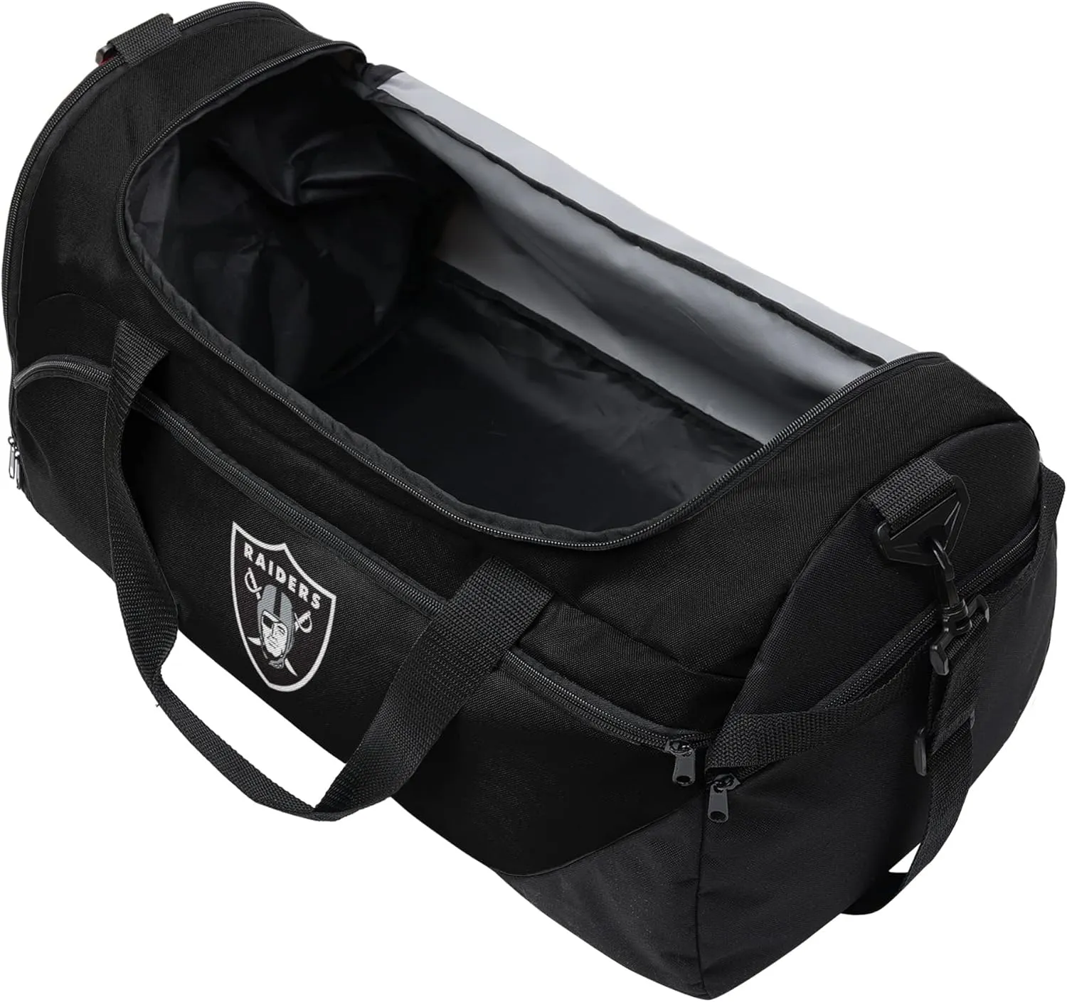 FOCO unisex-adult NFL Solid Big Logo Duffle Bag