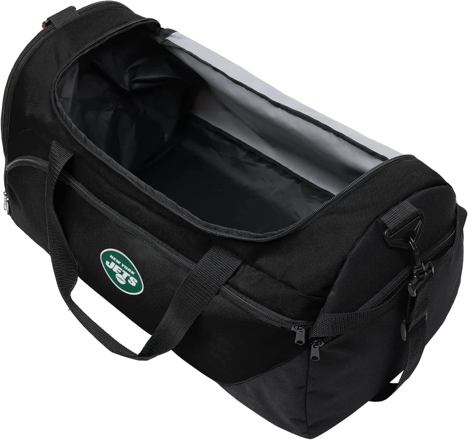 FOCO unisex-adult NFL Solid Big Logo Duffle Bag