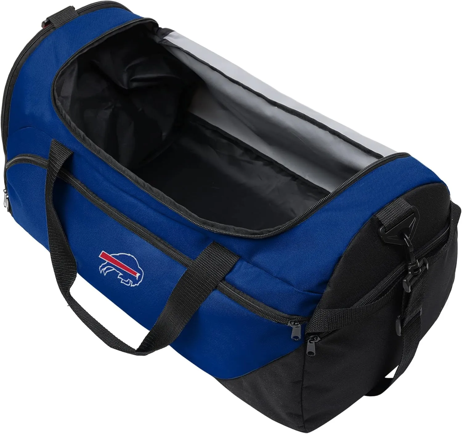 FOCO unisex-adult NFL Solid Big Logo Duffle Bag