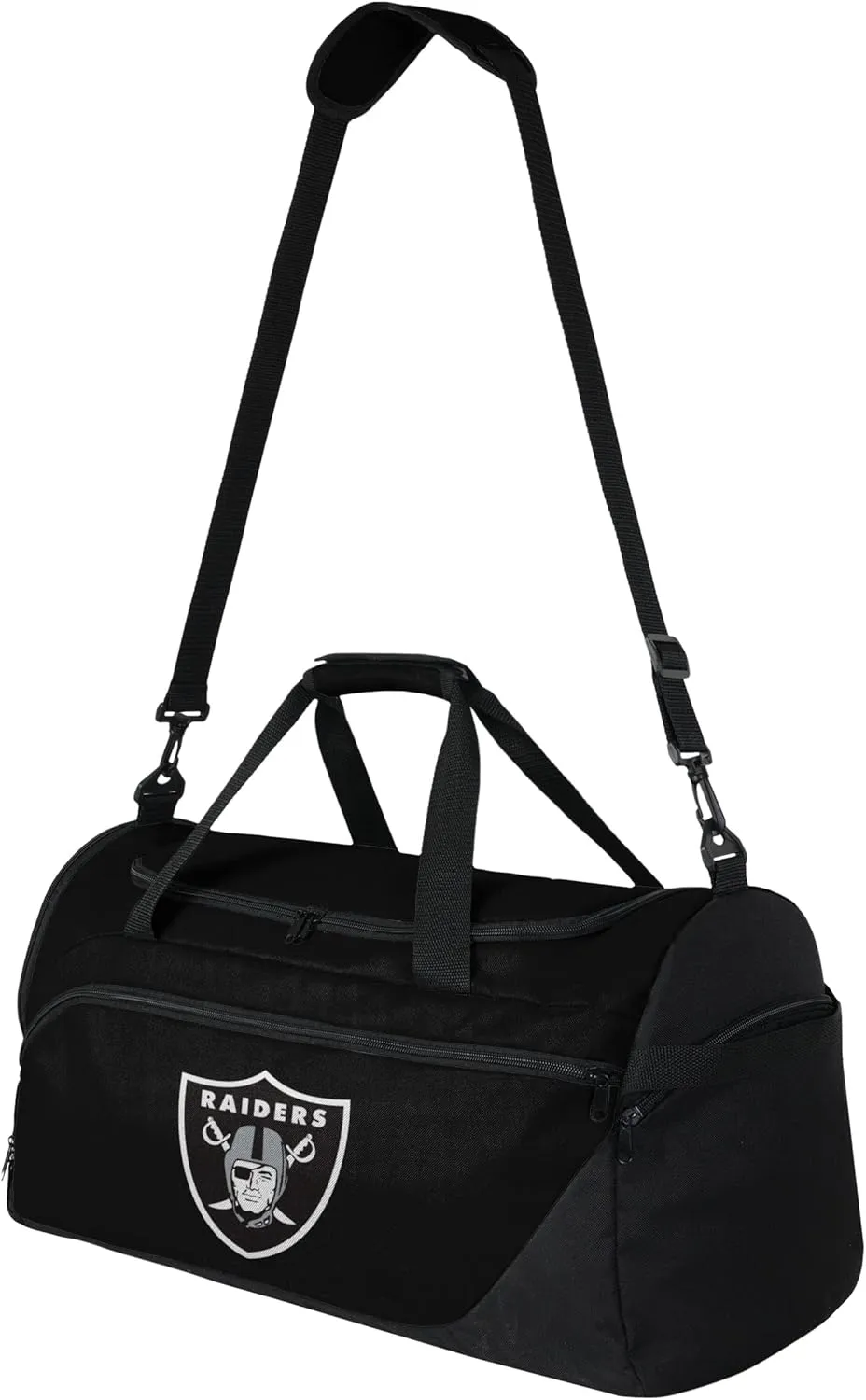 FOCO unisex-adult NFL Solid Big Logo Duffle Bag