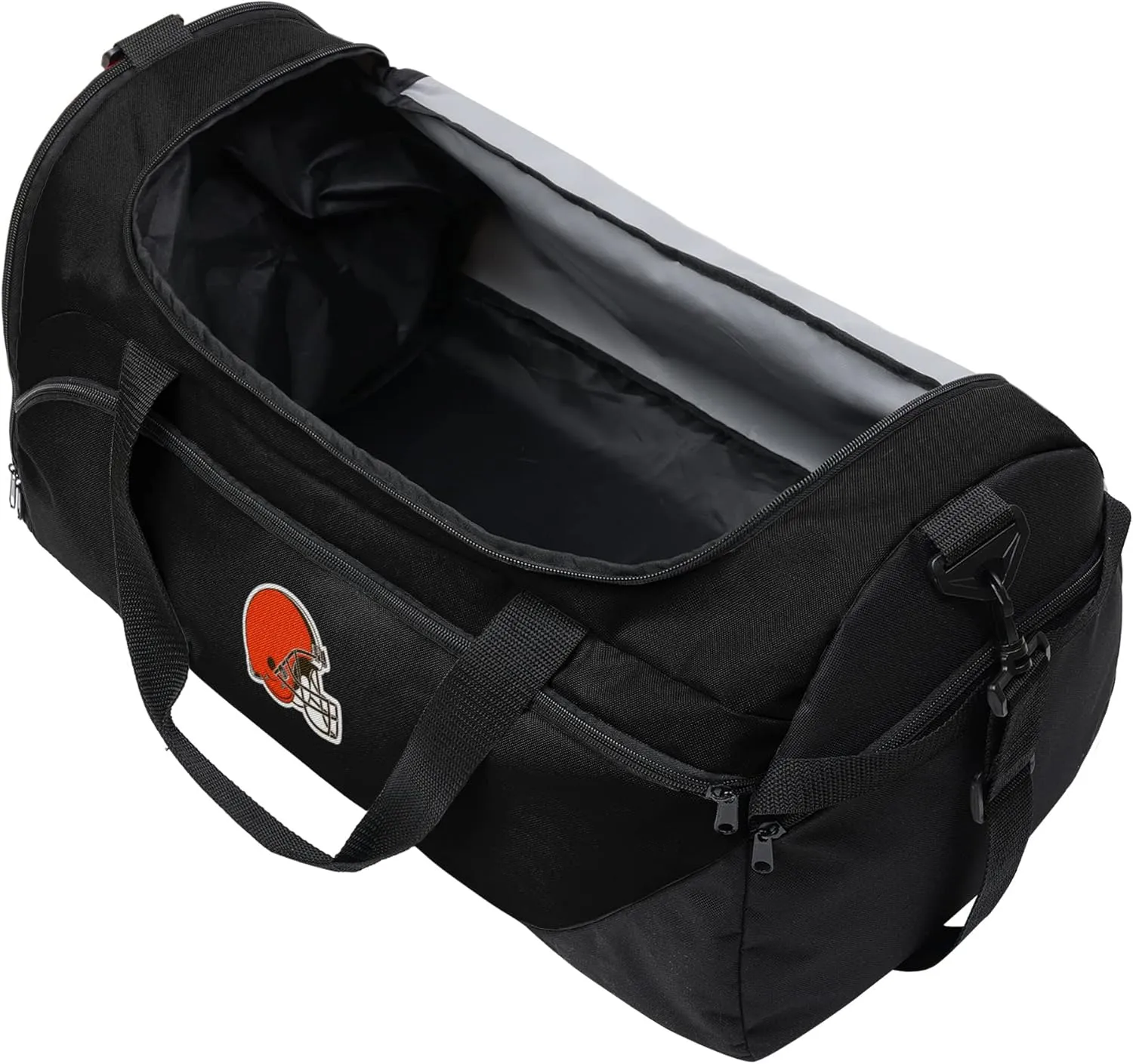 FOCO unisex-adult NFL Solid Big Logo Duffle Bag