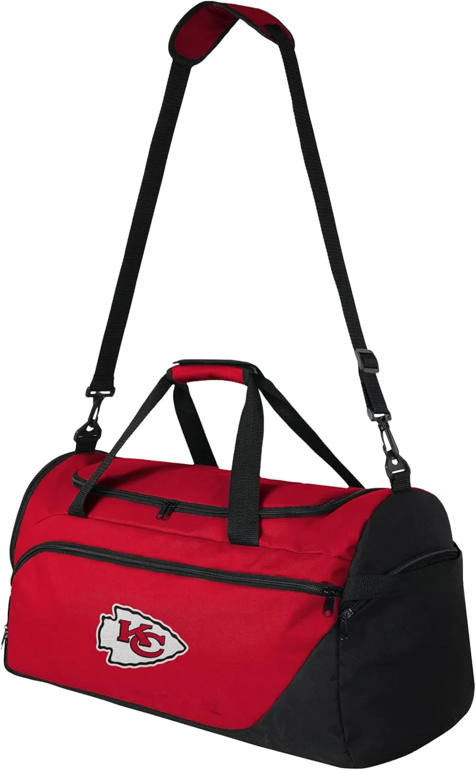 FOCO unisex-adult NFL Solid Big Logo Duffle Bag