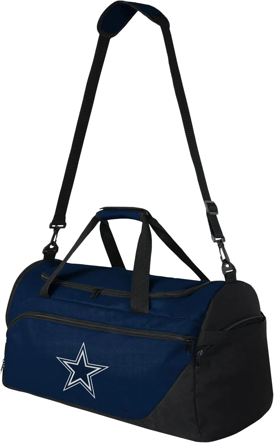 FOCO unisex-adult NFL Solid Big Logo Duffle Bag