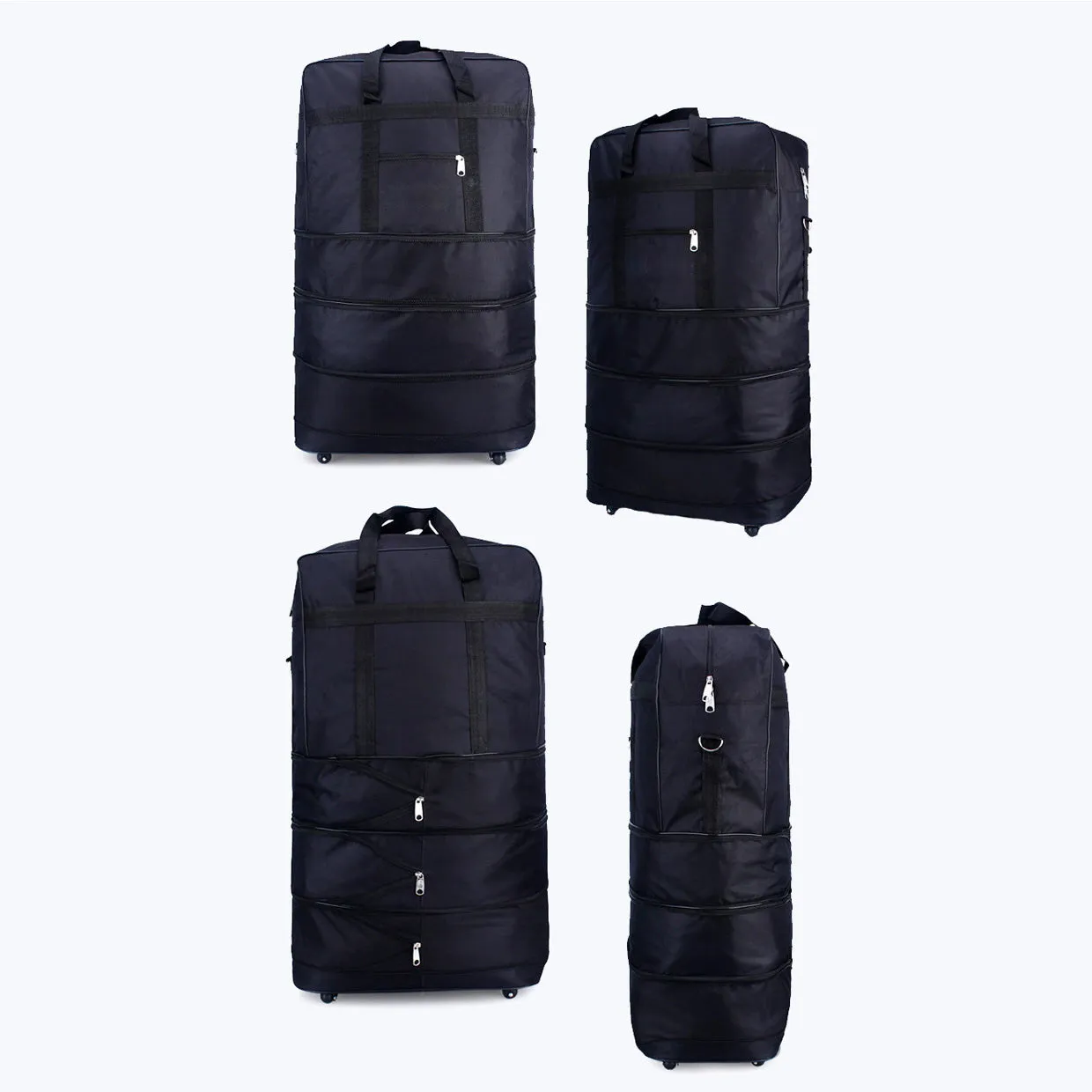 Foldable 5 Wheel Storage Bag | Wheeled Duffel Travel Bag