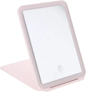 Foldable Led Makeup Mirror Light Large Square Mirror for Travel for Women