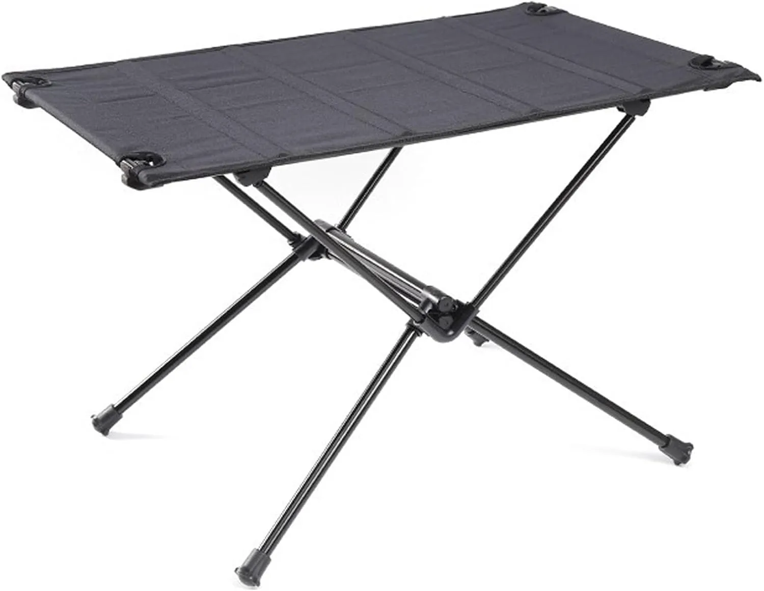Foldable picnic table, camping table with folding legs, oxford cloth tabletop foldable, lightweight and portable folding table, perfect for camping, hiking, beach, picnic, travel, backyard(Black)