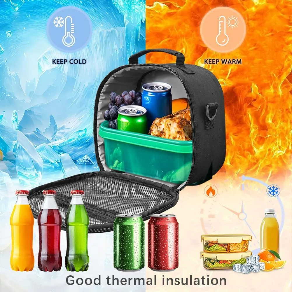 Fox Girls Tote Lunch Bag Teen Lunch Bag for Boys Effectively Protect Meal Kids Cool Kids Back Packs Large Capacity Suit for Elementary Junior Students Handbag Carry Meal