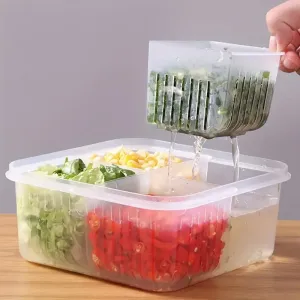 Fresh Keeping 4 and 6 In 1 Vegetable & Fruit Draining Box