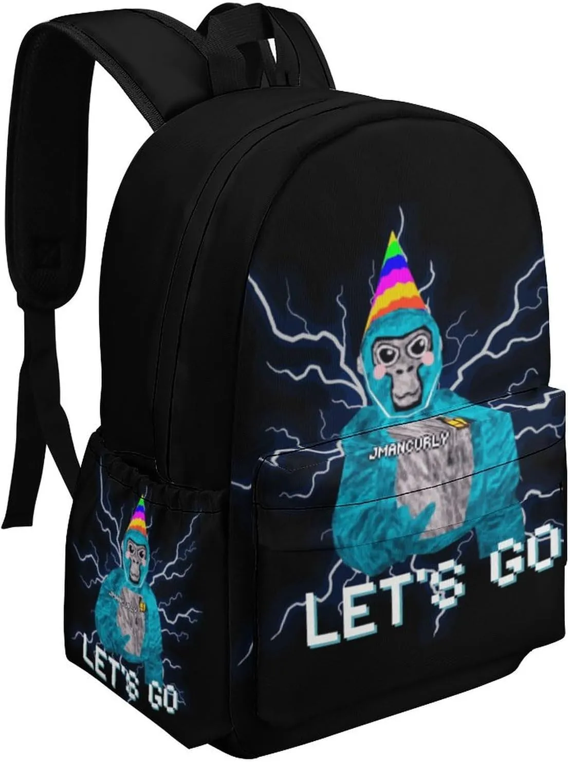 Game Backpacks Tag Backpack Travel Daypack Monkey Laptop Bag For Women Men