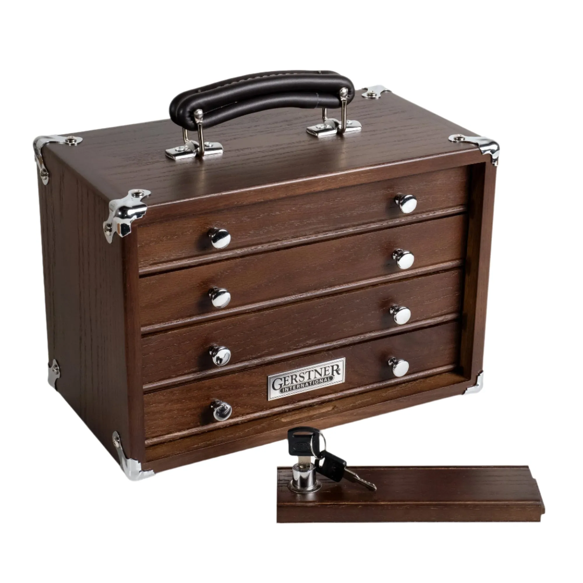 Gerstner International Oak 4-Drawer Chest