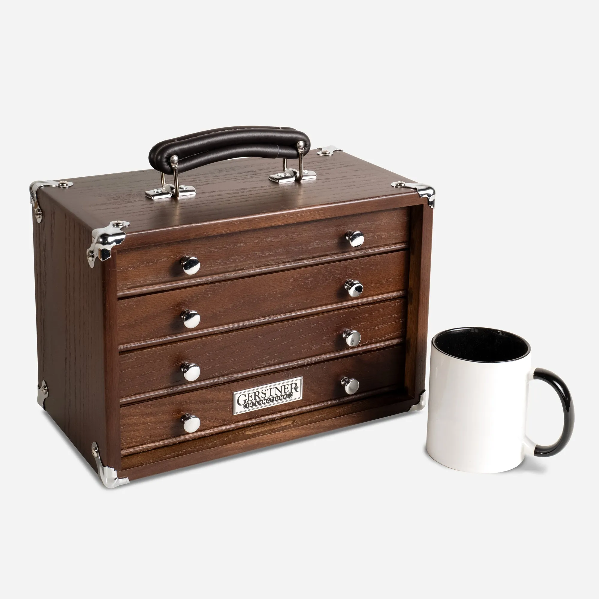 Gerstner International Oak 4-Drawer Chest