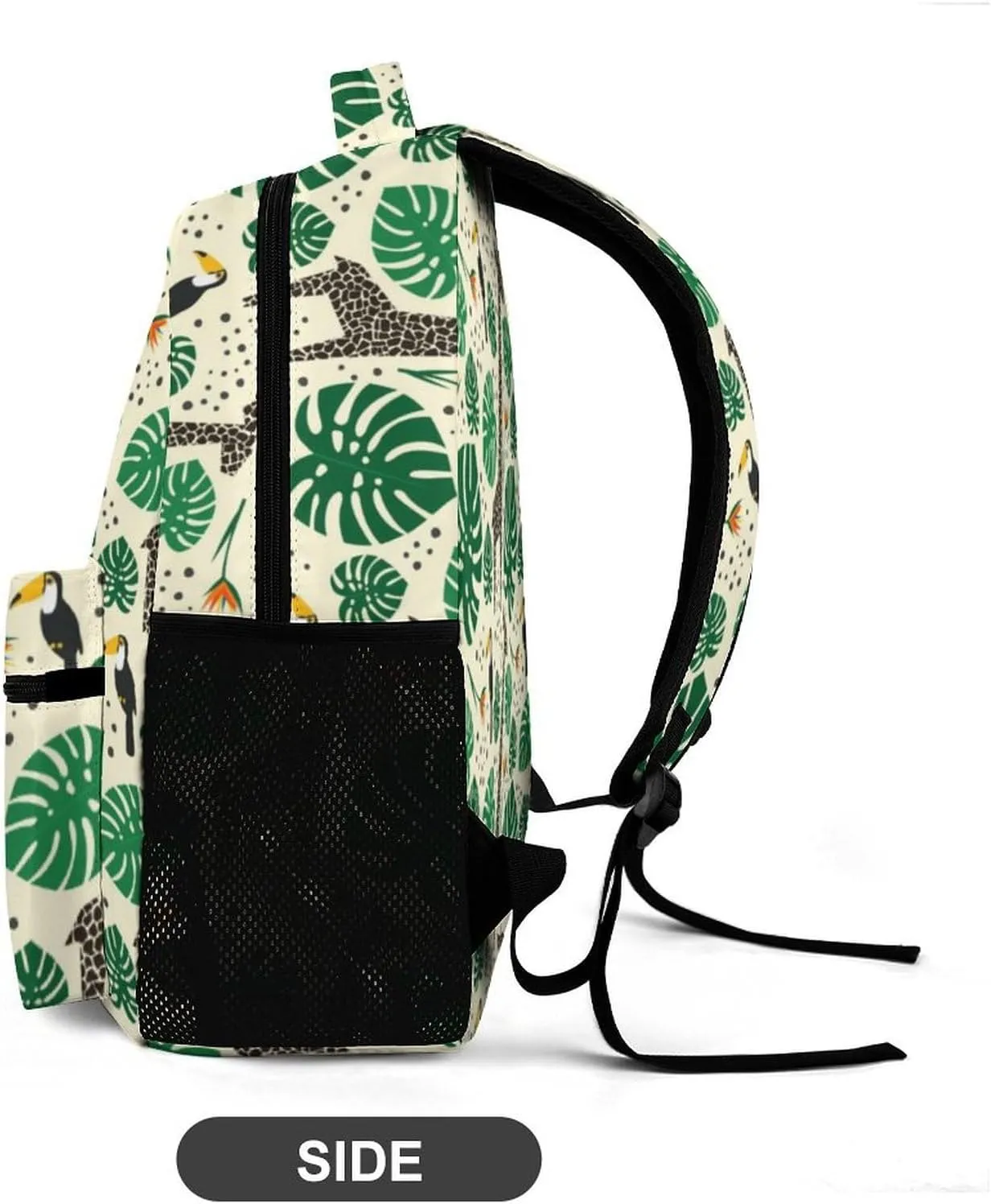 Giraffe Backpack for Kids Girls Boys School, 16 Inches Cute Giraffes Theme Bookbag, Adjustable, Lightweight, Large Capacity, Colorful Daily Casual Backpacks