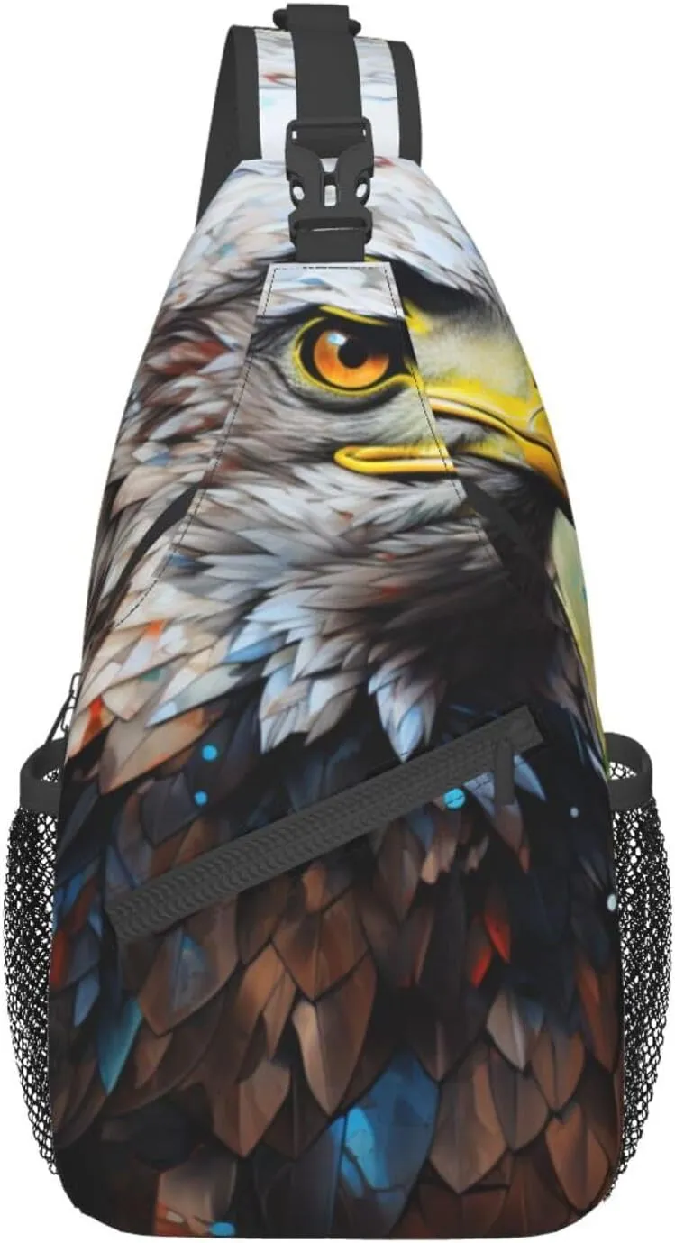 Girl Dance Butterfly Crossbody Bag Chest Shoulder Bag Small Casual Backpack Suitable For Women Men Hiking