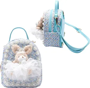 Girls Princess Kids Easter Bunny Purse Gifts for Little Girls Toddler rabbit Crossbody Bag Shoulder Bag