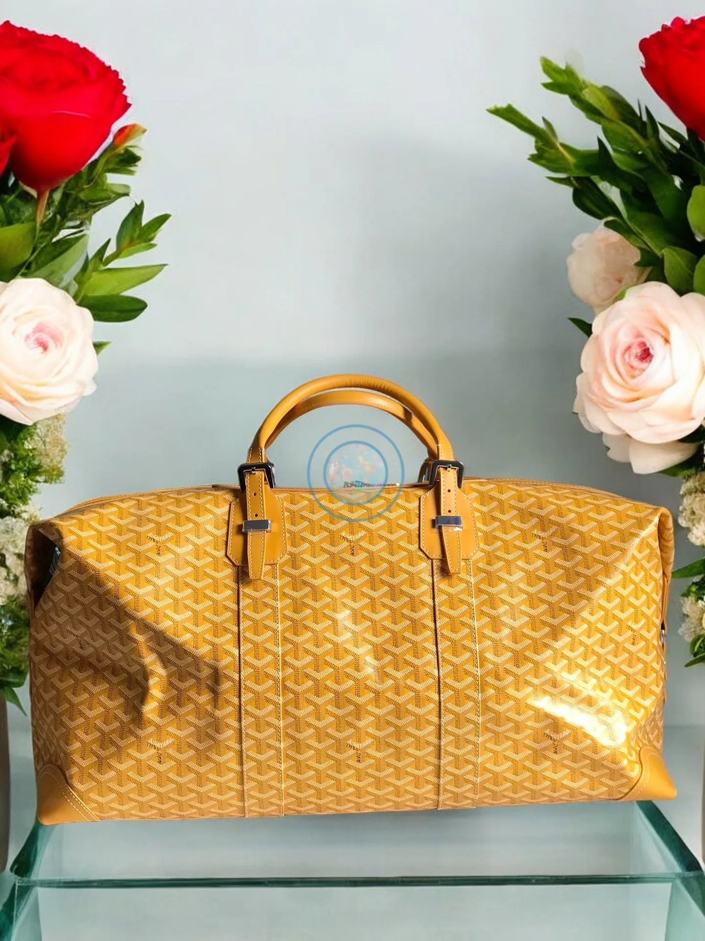 Goyard Goyardine 55 Duffle