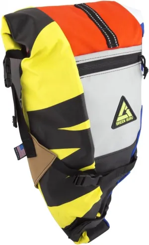 Green Guru Gear Upcycled Made in USA Hauler Seat Pack Multicolor