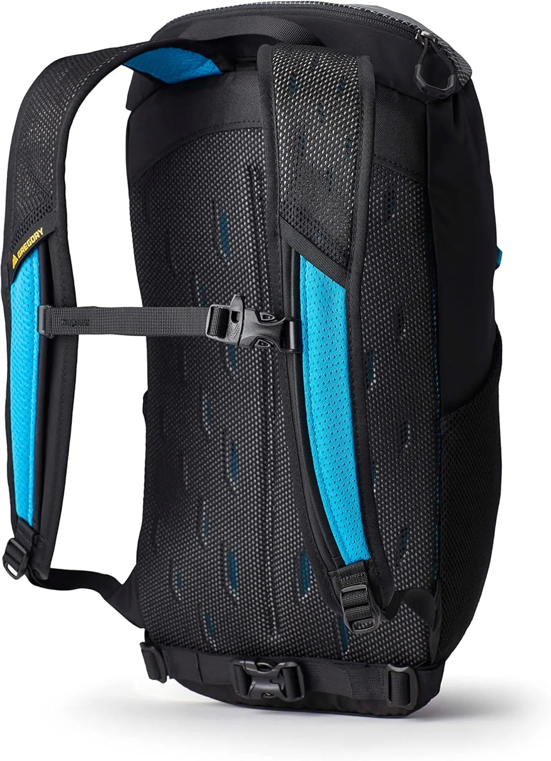 Gregory Nano 16L Unisex Day Hiking/Commuter/Active Travel Backpack, Breathable Backpanel, Hydration Port, One Size Fits All, Techno Black