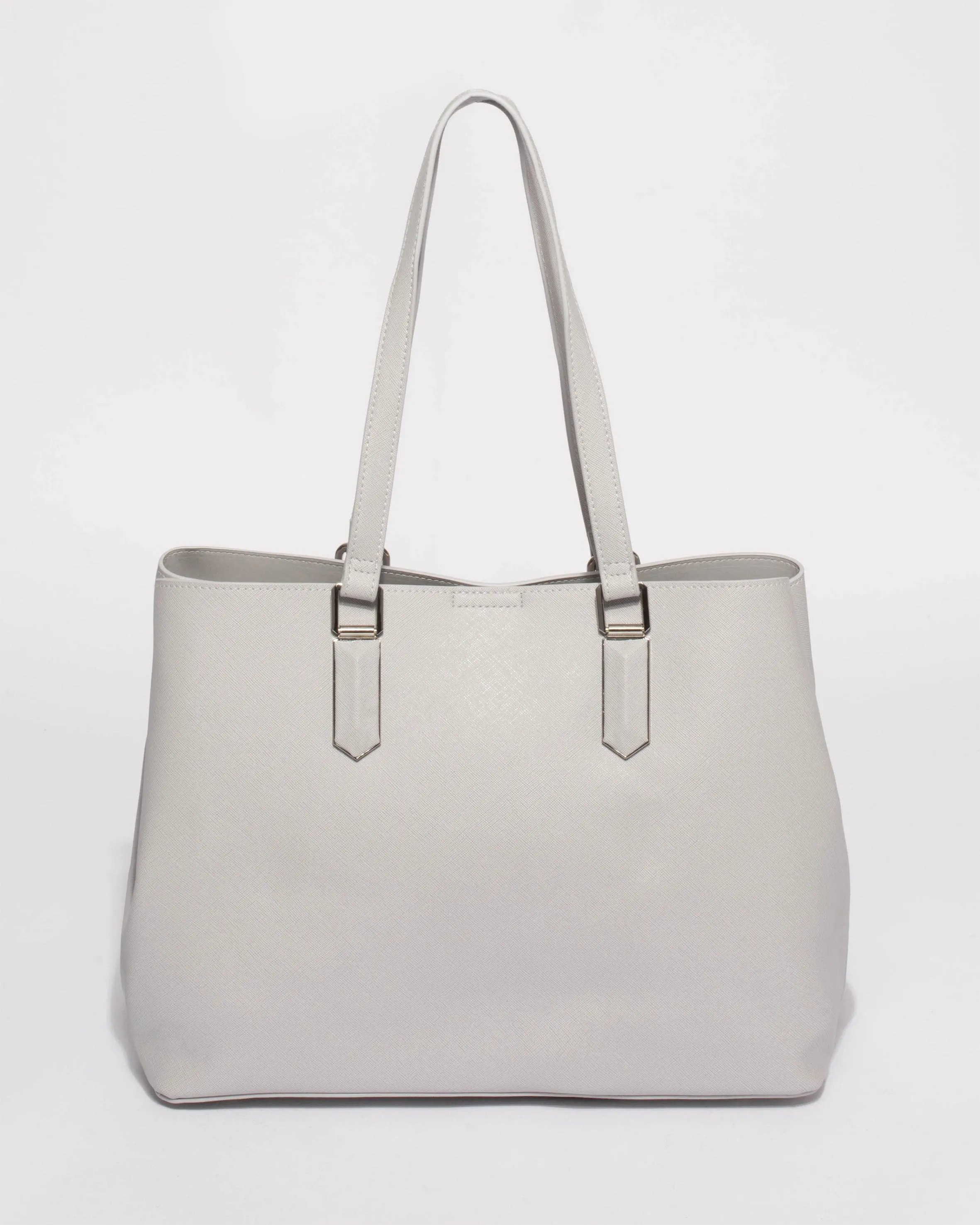 Grey Tori Large New Tote Bag