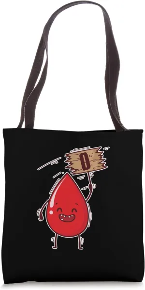 Happy Blood Type 0 Tote Bag