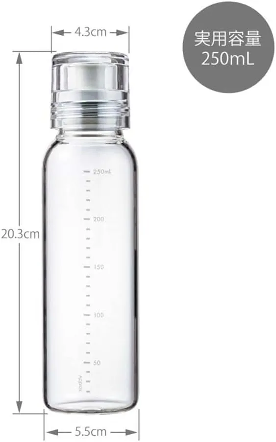 Hario Dressing Bottle, 250ml, Pale Grey